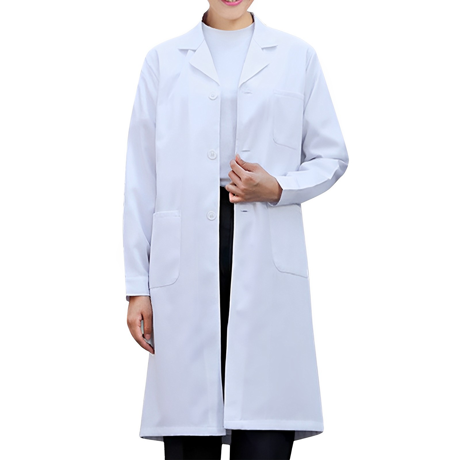 Medical Lab Work - White Lab Coat For Women Men