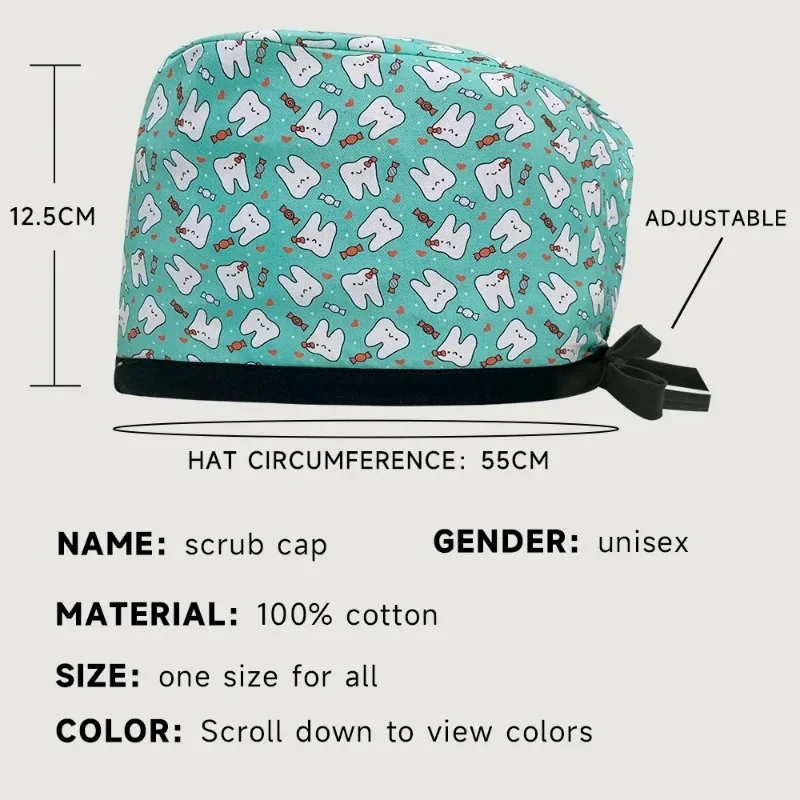 New Soft Cap Cotton Adjustable - Medical Lab Work recension och pris