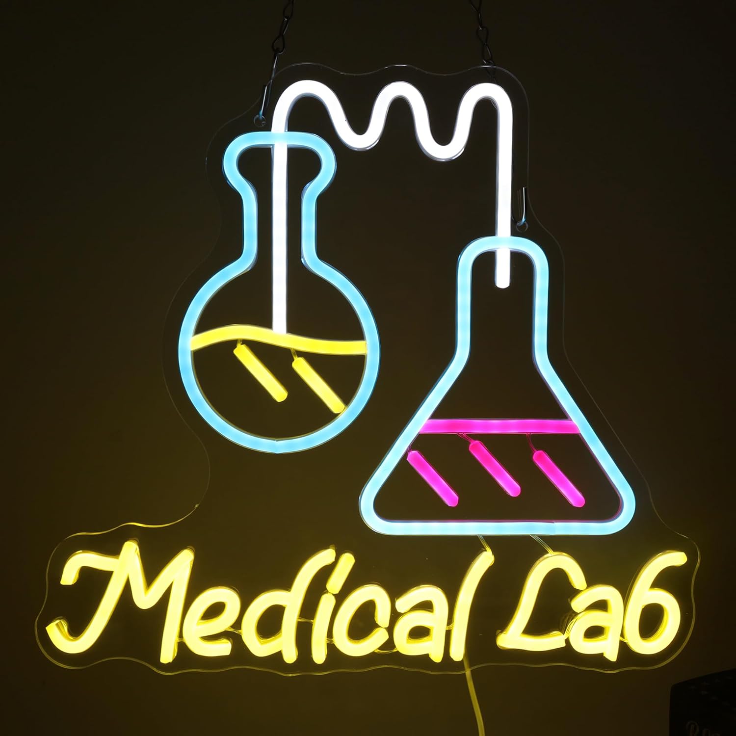 Science Laboratory Neon Sign U - Medical Lab And Science recension och pris