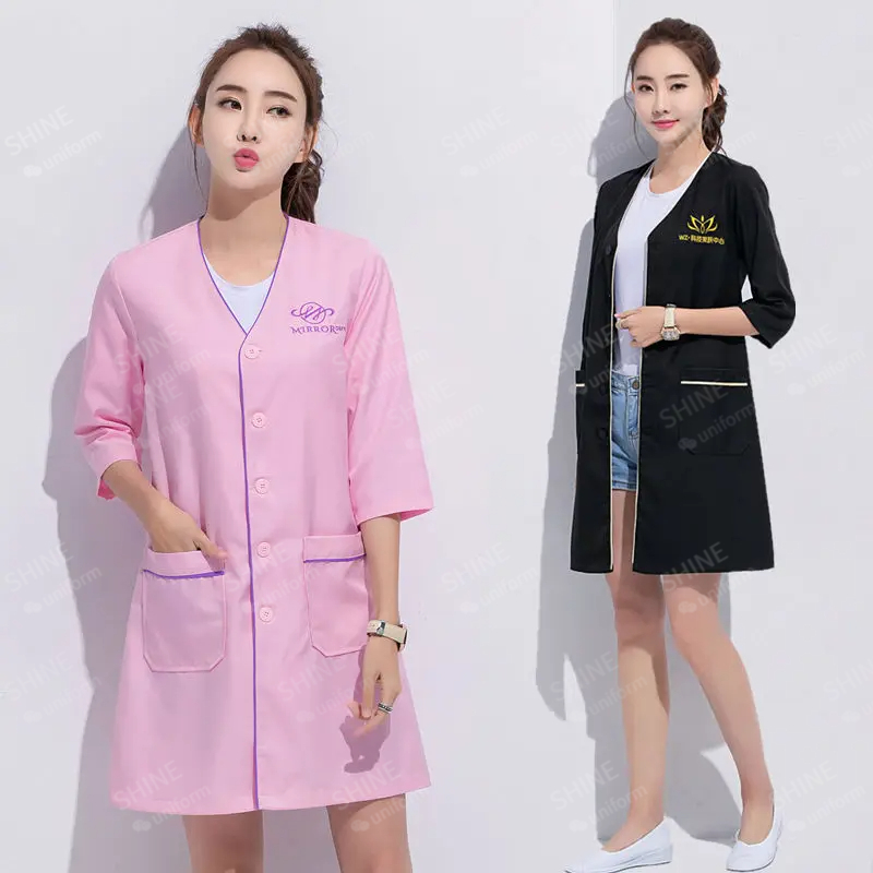 beauty uniform beautician Cust - Medical Lab Work recension och pris