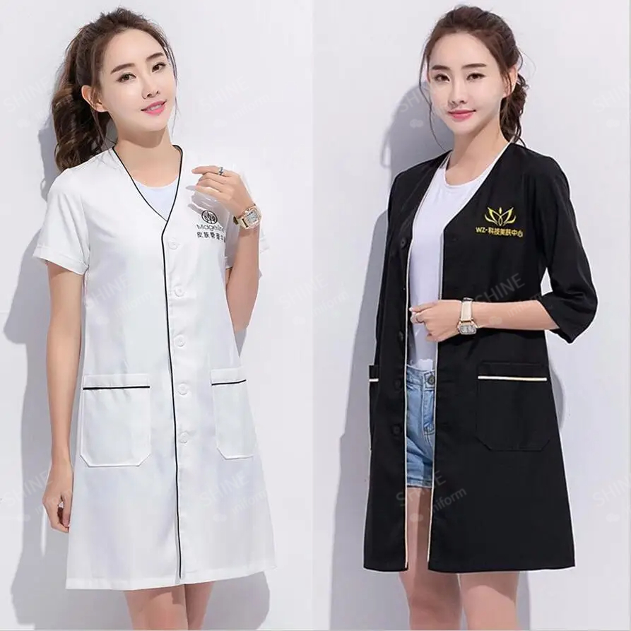 beauty uniform beautician Cust - Medical Lab Work recension och pris